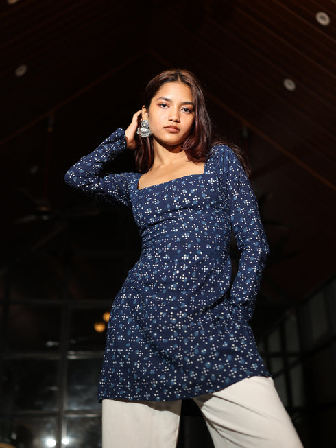 Jodha Sleeved Corset Kurti