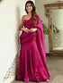 Pink Pleated Saree